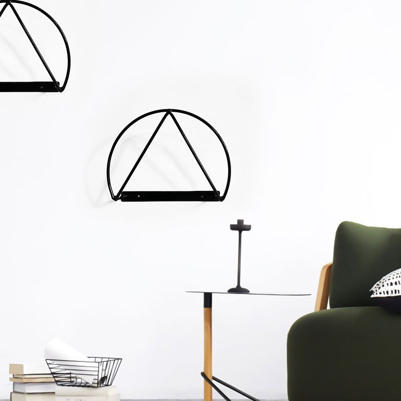 Wall shelf for magazines, iron, modern