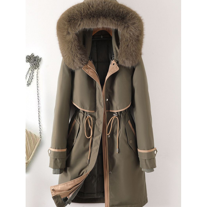 Damen-Parka, mittellang, mit abnehmbarem Innenfutter