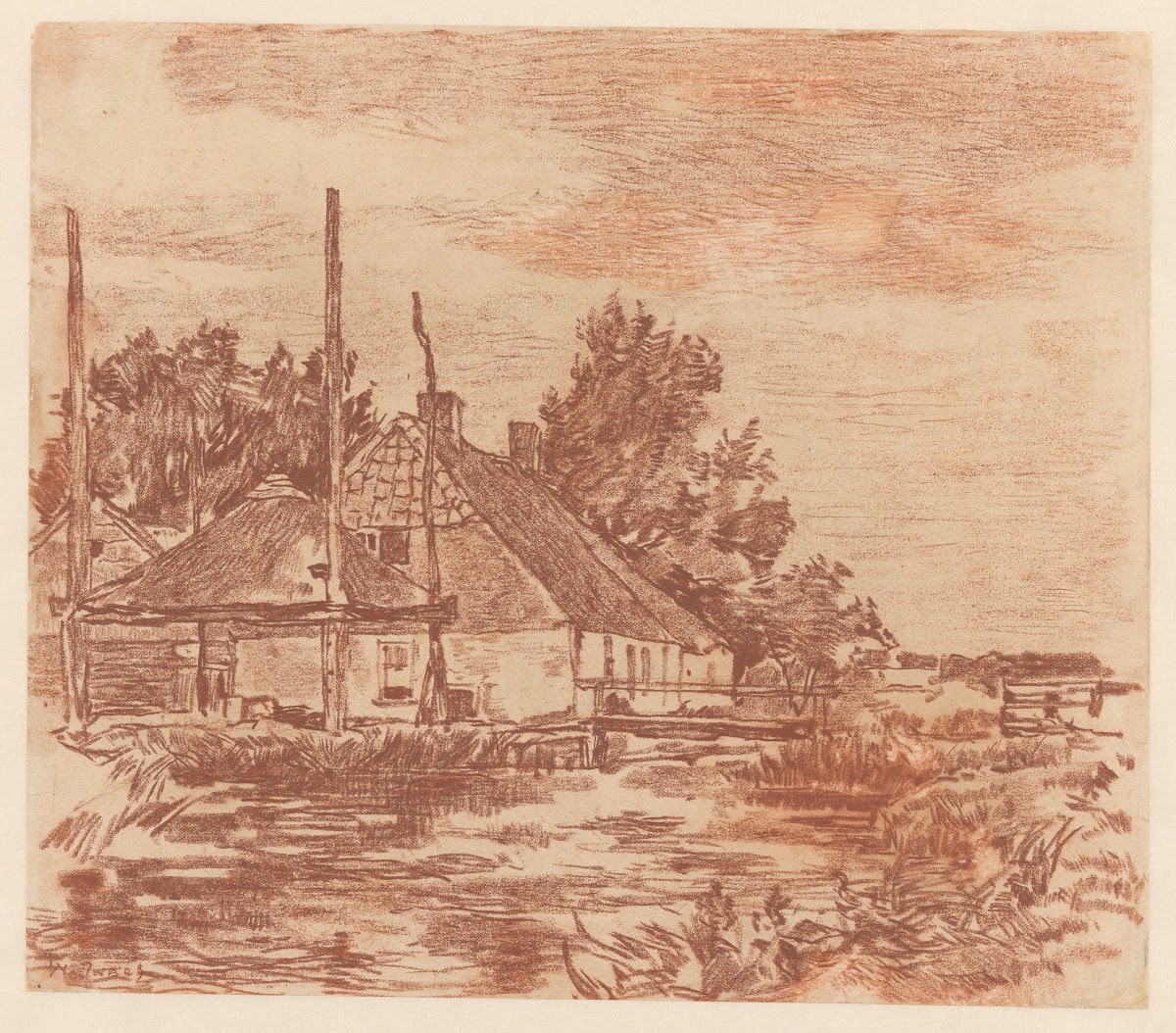 Boerderij aan het water 20th century