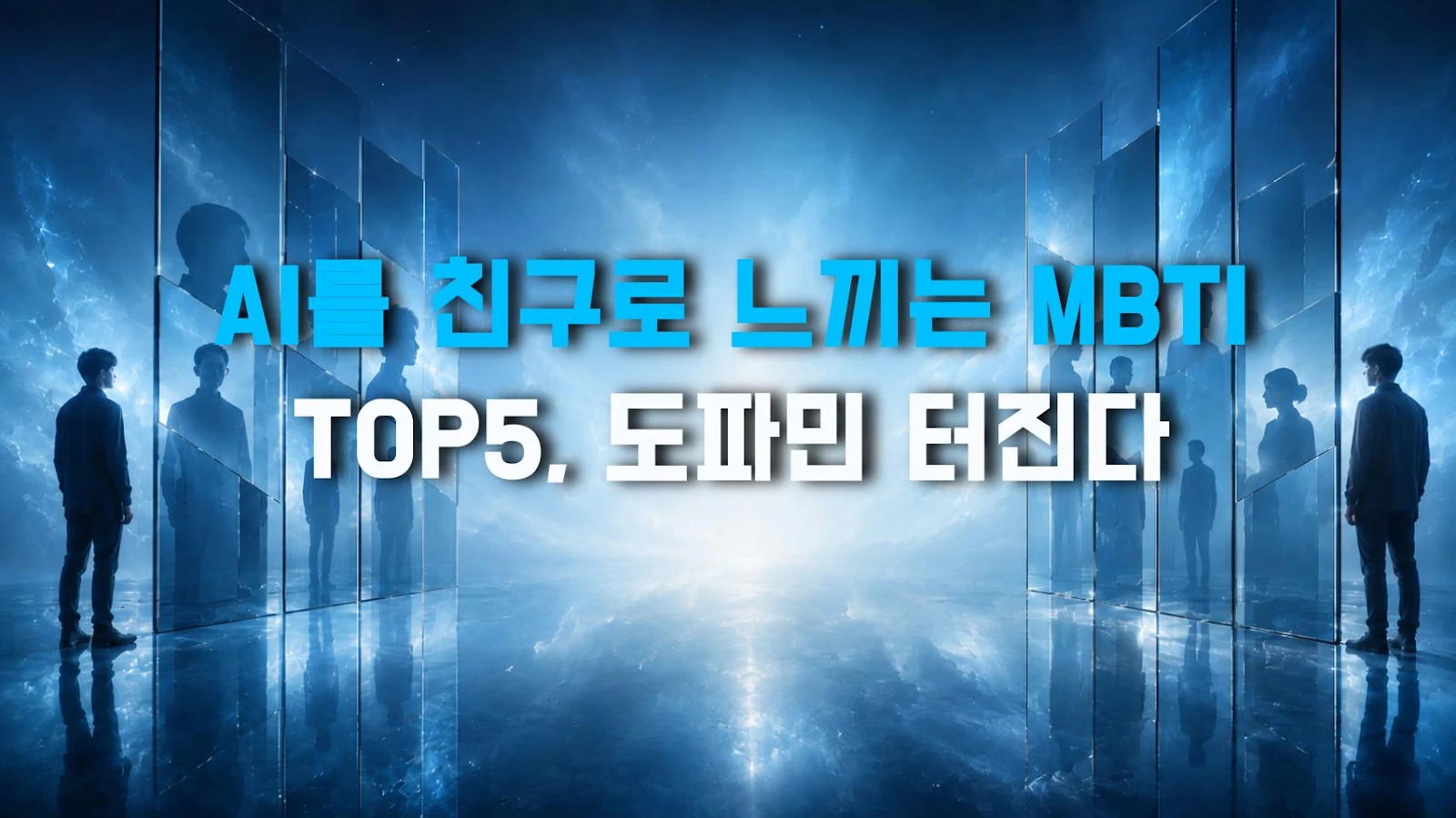 AI를 친구로 느끼는 MBTI TOP5, 도파민 터진다