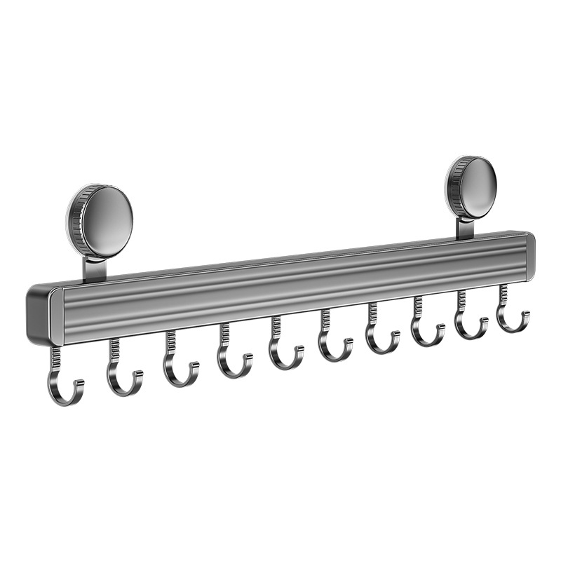 Suction Cup Kitchen Hook Bar Made of Aluminum