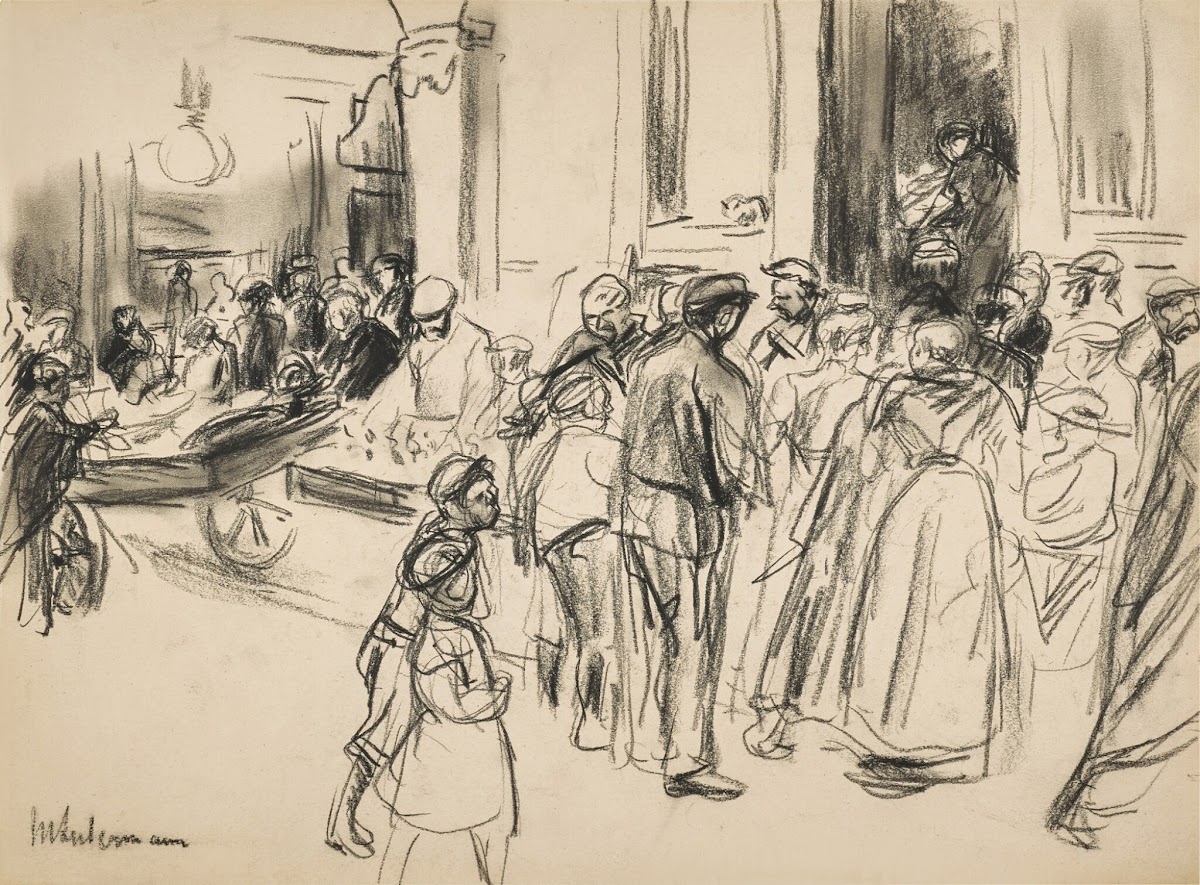 Straßenszene Street Scene circa 1907