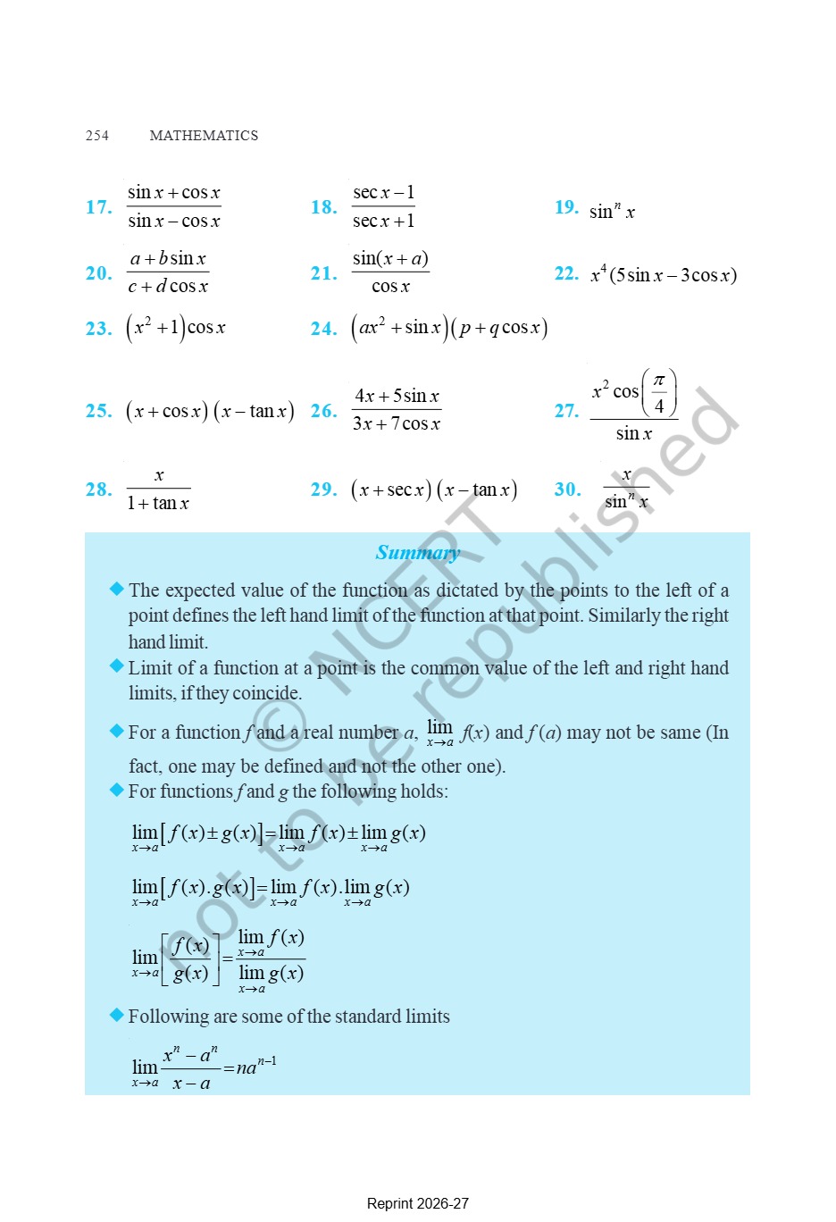 AHSEC Class 11 Mathematics Chapter 12 books Pdf (English Medium ...