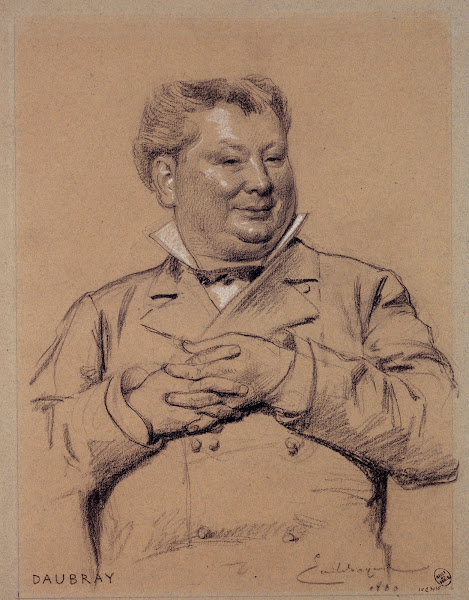Portrait de Daubray acteur du Palais Royal 1880