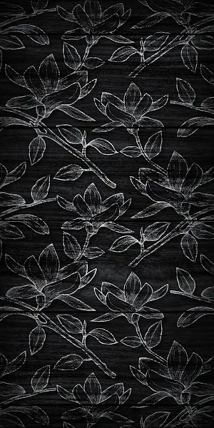Floral Pattern, Dark, Magnolia, Texture Full HD iPhone Wallpaper Background