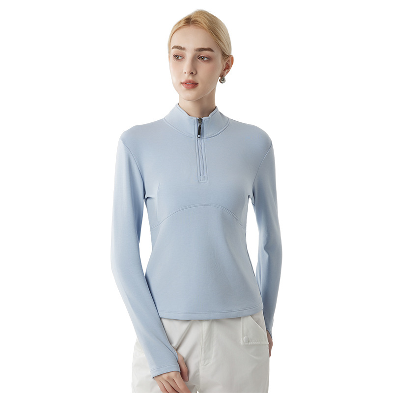 Women's half-zip sweatshirt