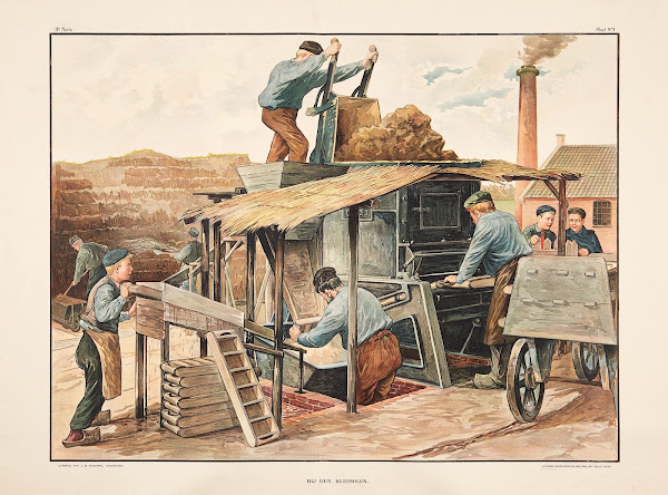 Bij den kleimolen 1910