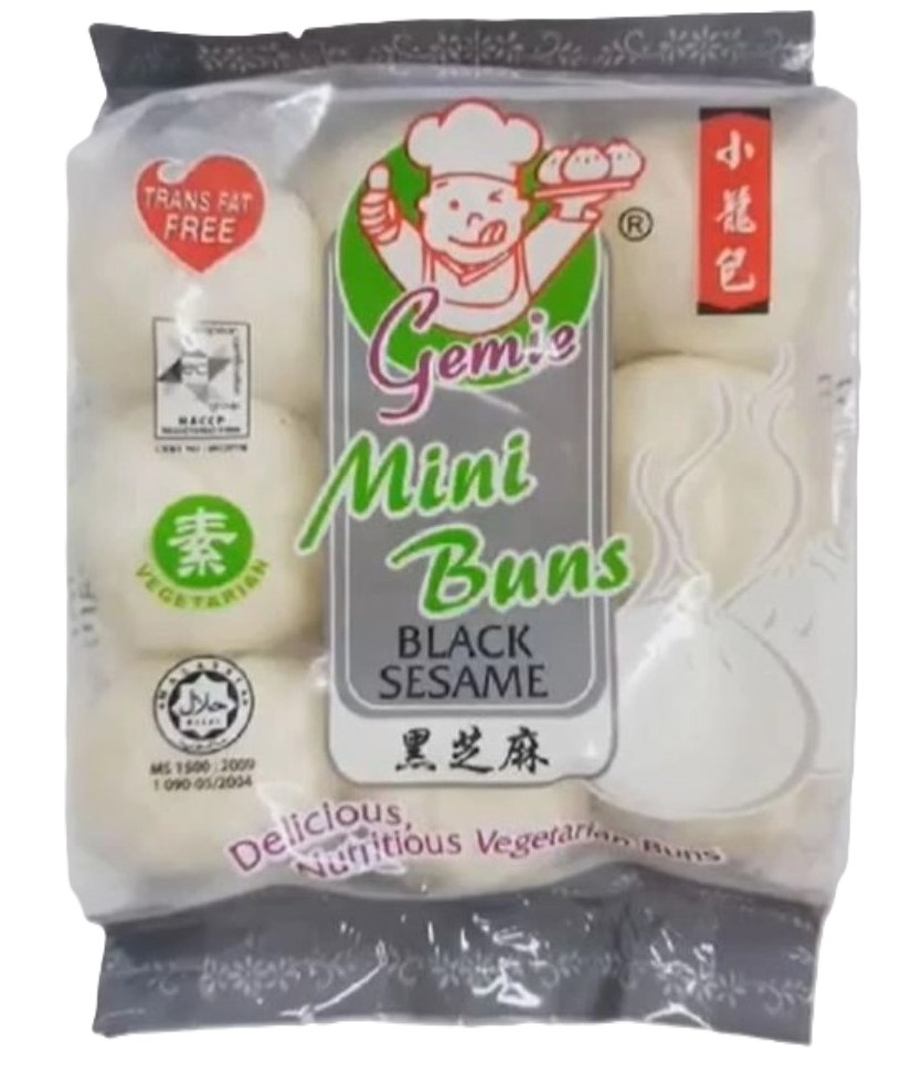 Gemie Black Sesame Bun 30Gm