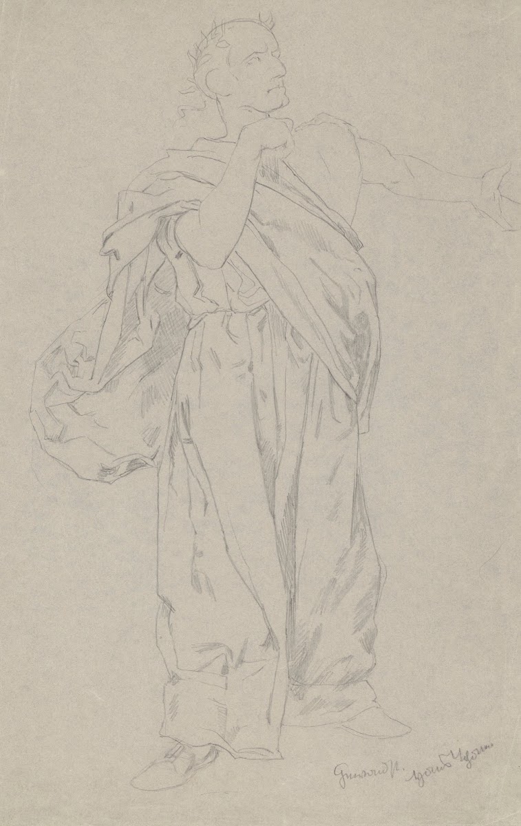 Study of the Figure of Satan for the Composition The Temptation of Christ 1892