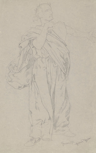 Study of the Figure of Satan for the Composition The Temptation of Christ 1892
