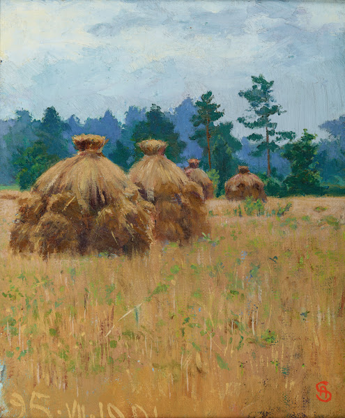 Volhynian Stacks of Corn 1901