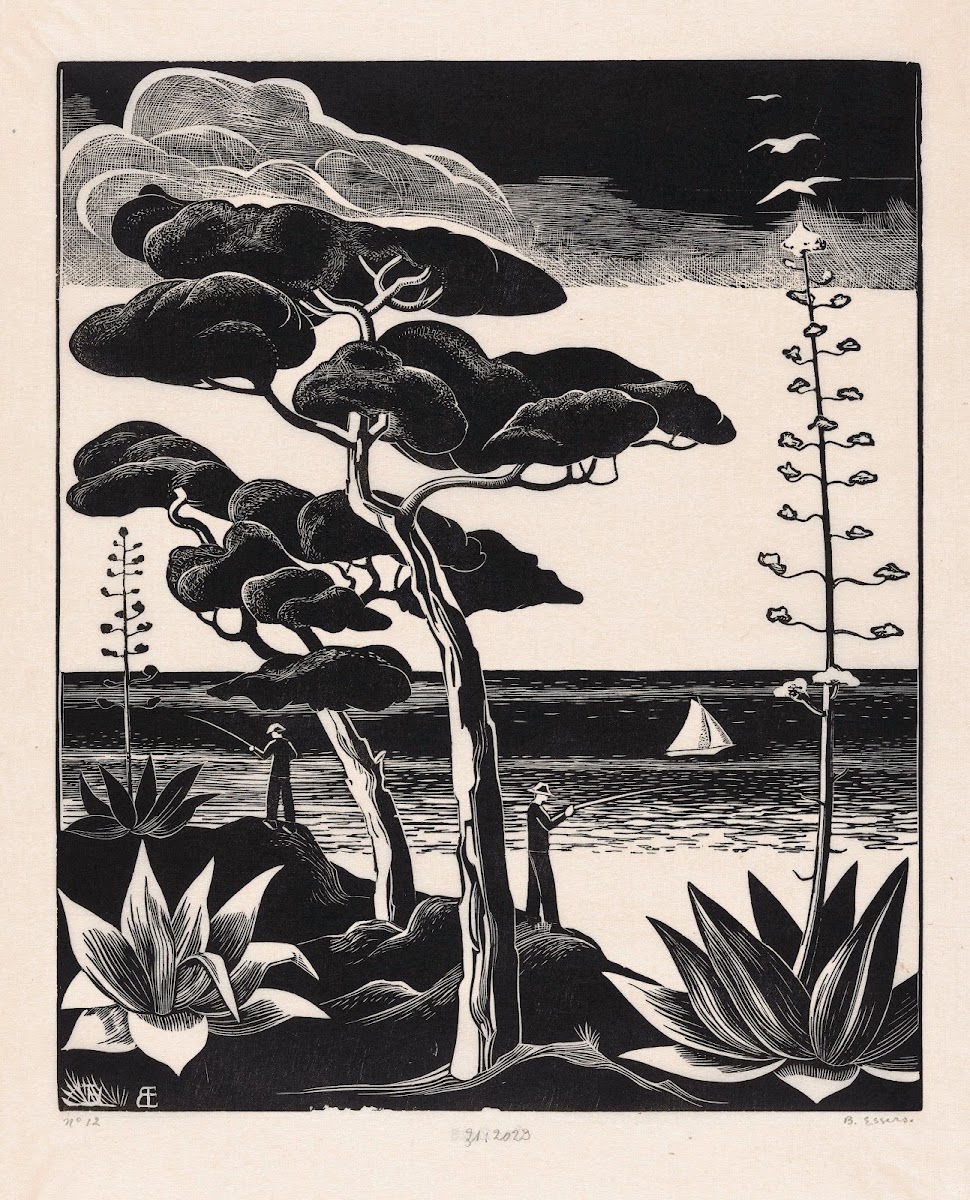 Kust bij Saint Raphaël 1930