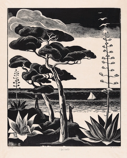 Kust bij Saint Raphaël 1930