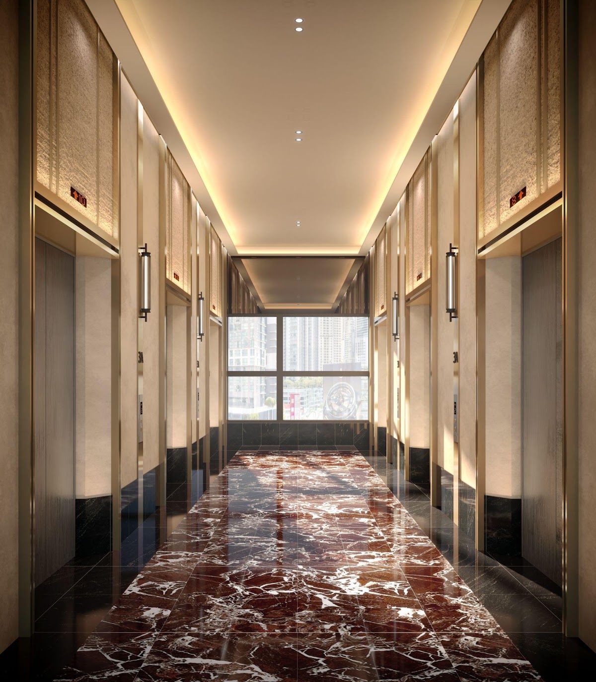 Phoeniz Suites @ KL City Centre — lift lobby