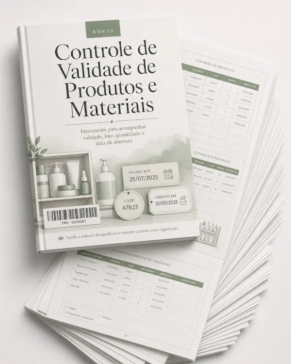 Bônus 6 — Controle de Validade de Produtos e Materiais