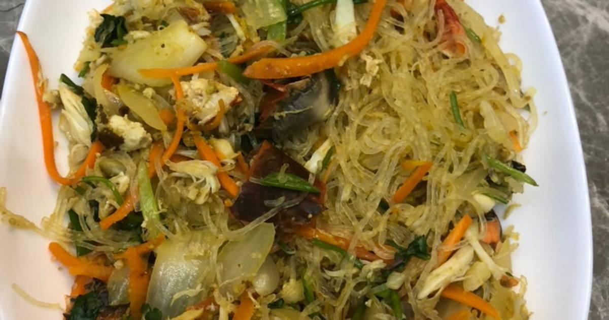 Miến xào cua