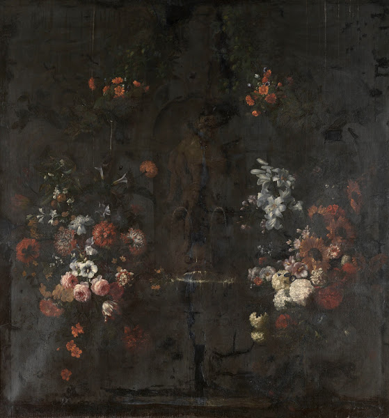 Statue of Apollo with Flowers