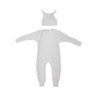 Children's set Twins Ego Baby Girl (zipper jumpsuit and hat) 62s grey