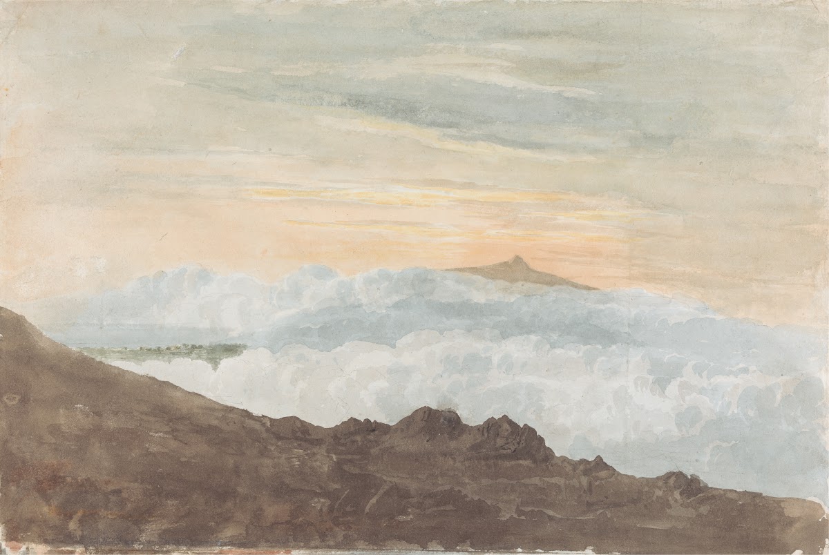 Mountainous Landscape with Clouds ca 1803