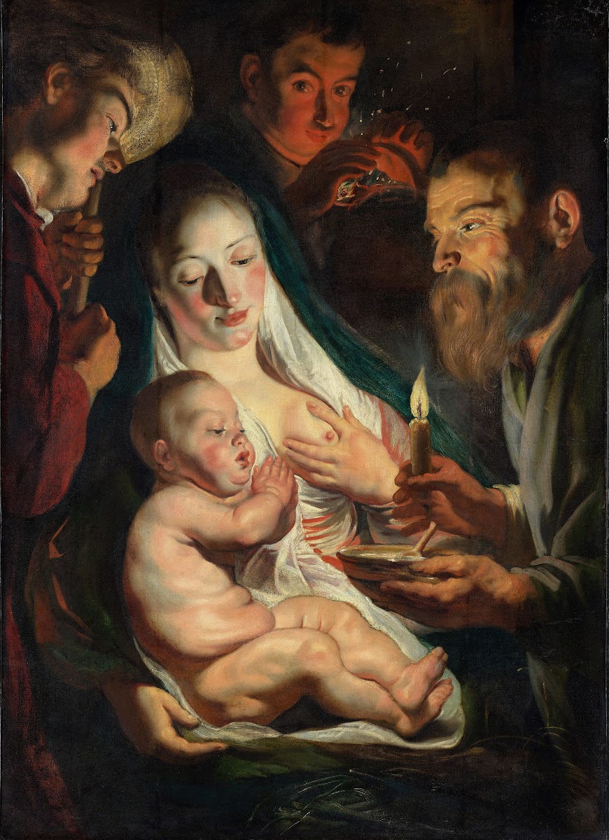 The Holy Family with Shepherds 1616