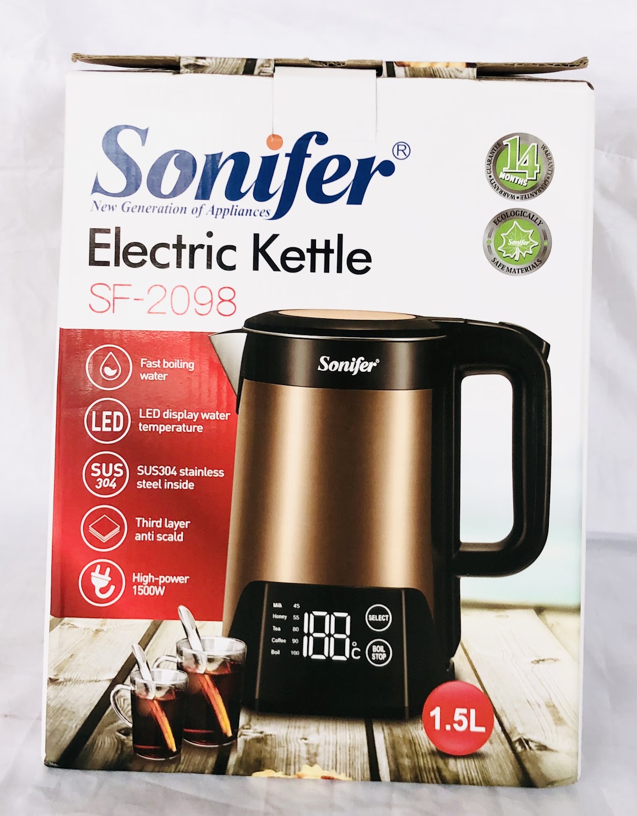 Photo 3 of Sonifer Electric Kettle (SF-2098)