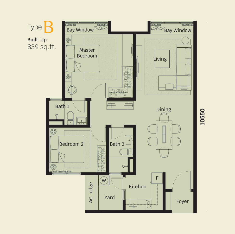 Helix 2 PJ South floor plan