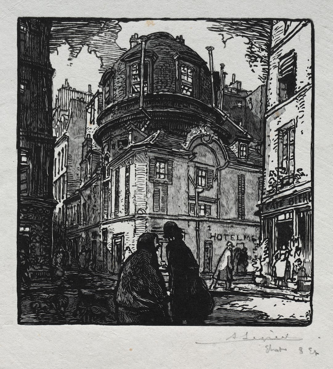 View of the Hotel Colbert 1901
