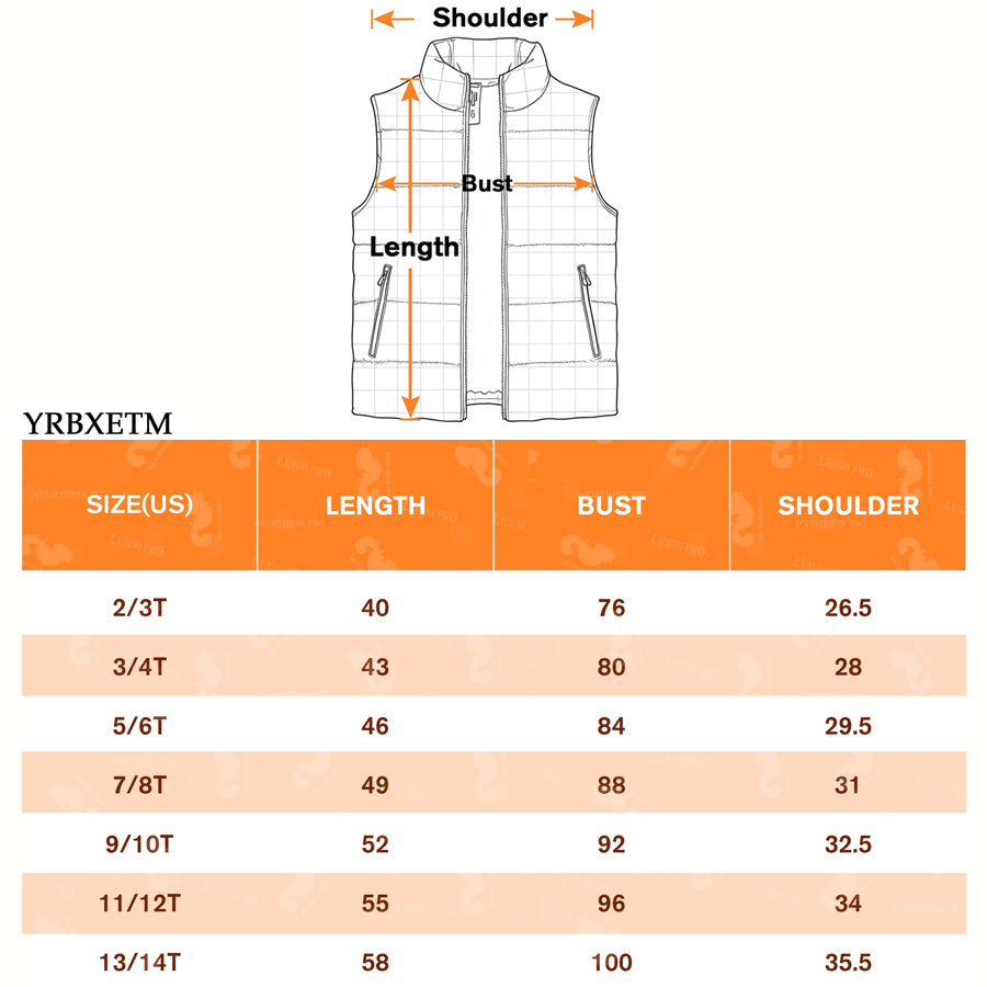 AOP Down Vest Children's Size
