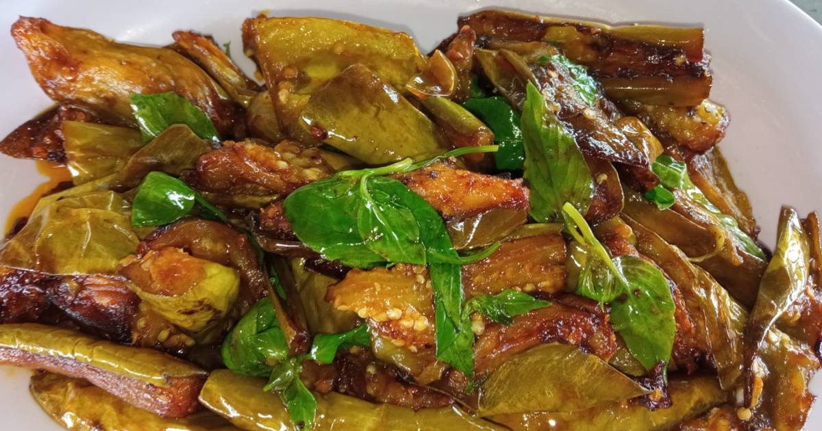 Cà xanh kho quế