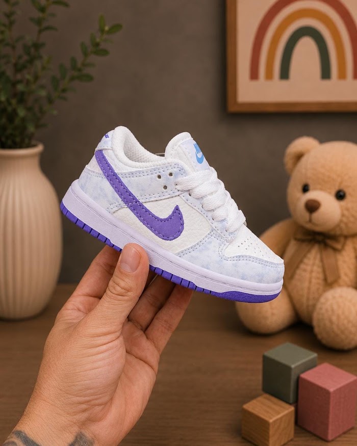 Jordan Retro 1 Kids Morado