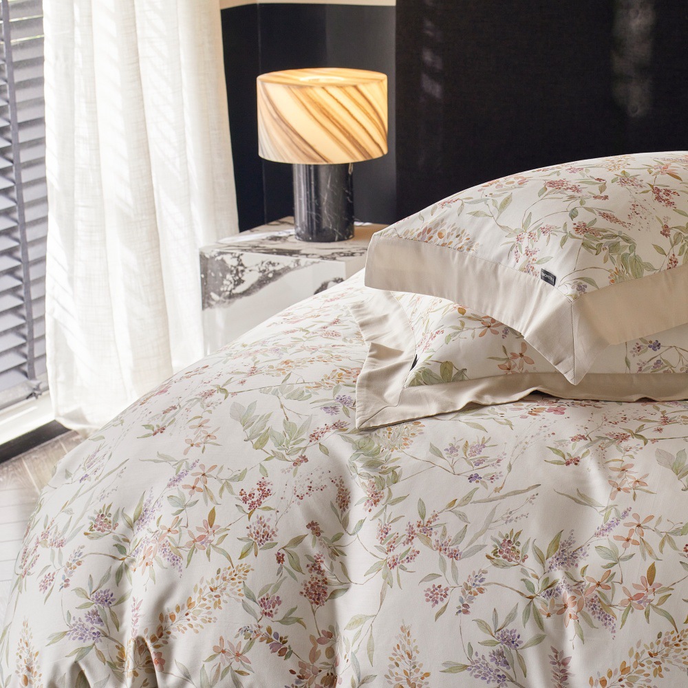 4-piece bedding set, Tencel-cotton, brushed, American style
