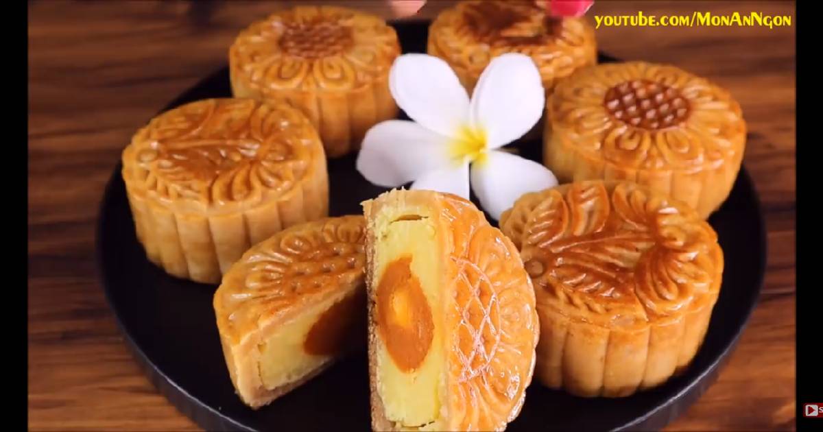 Bánh nướng trung thu (bằng nồi cơm điện/nồi chiên k dầu)