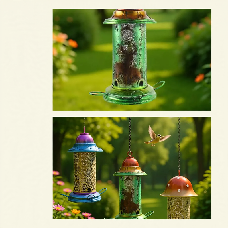 Telescopic Metal Birdbath