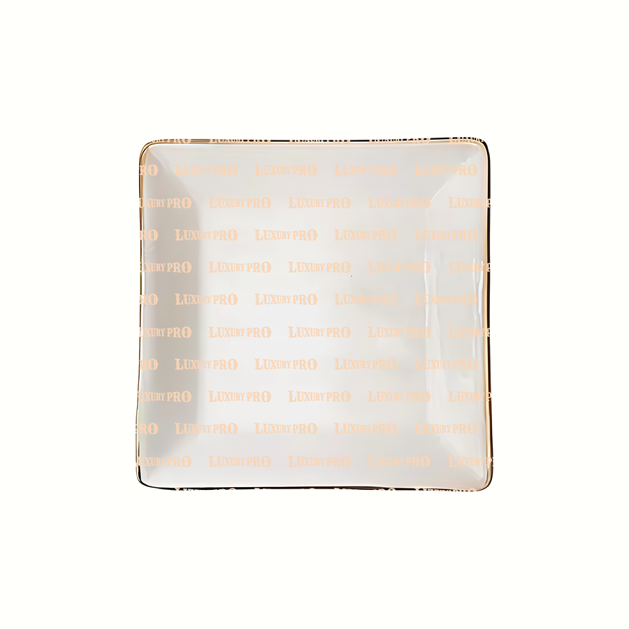Square Ceramic Ring Plate