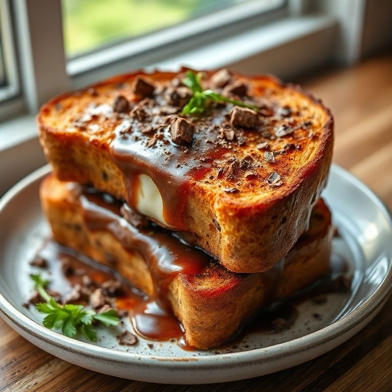 Gooey Chocolate Cheese Lava Toast Recipe for Snack Time – Easy & Delicious Homemade Snack finished