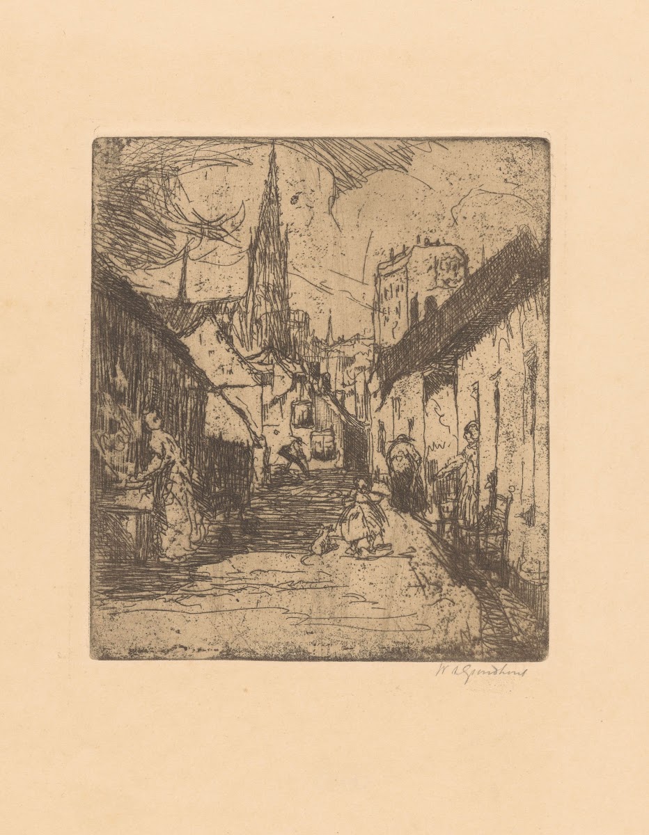 Figuren op straat in een Belgisch dorp 1888 1934