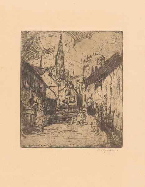 Figuren op straat in een Belgisch dorp 1888 1934
