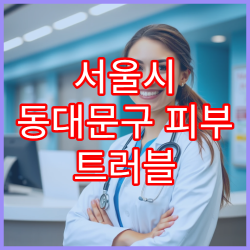 서울시 동대문구 피부 트러블 병원 진료 안내
