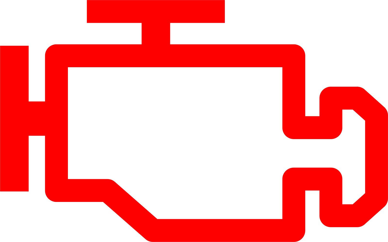 red enginesevere dashboard warning light