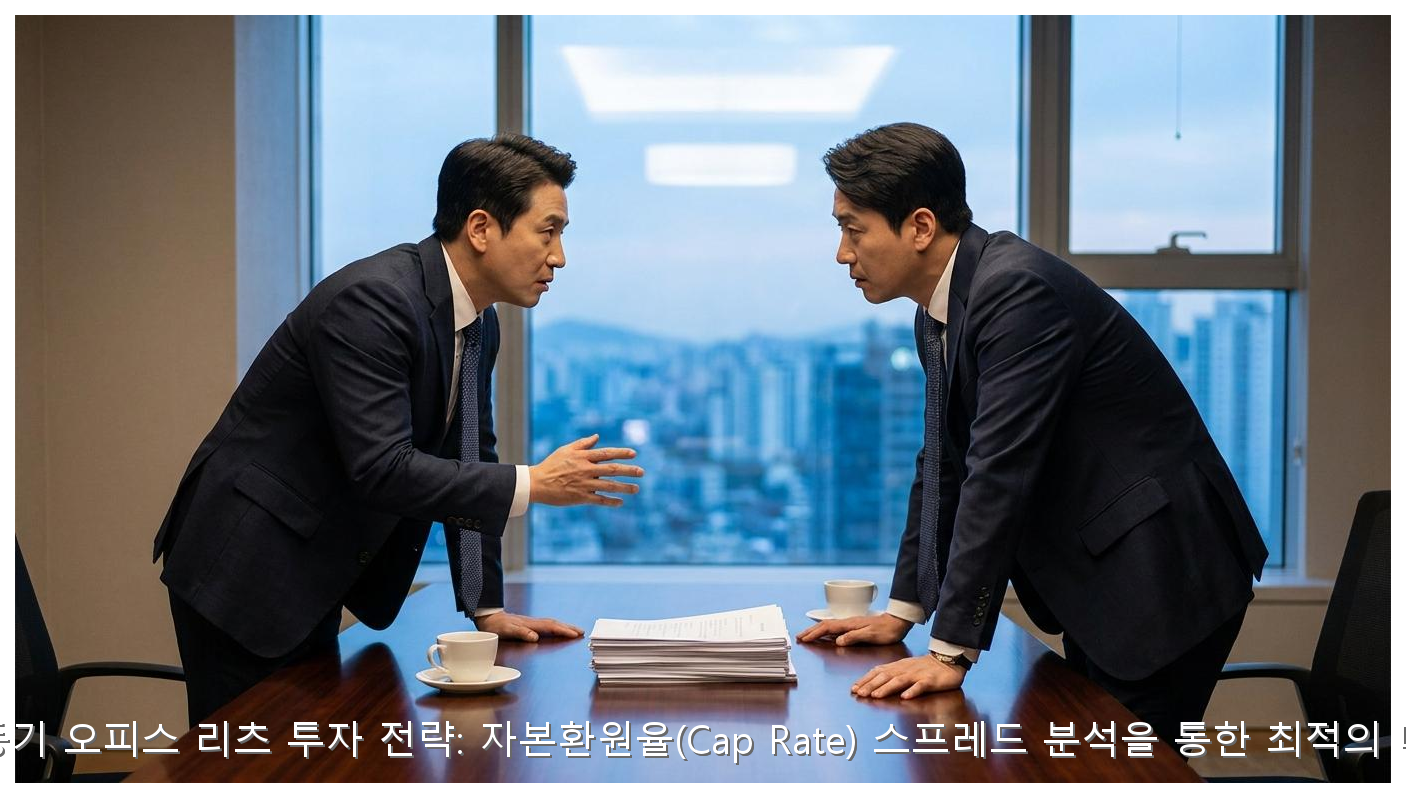 금리 변동기 오피스 리츠 투자 전략: 자본환원율(Cap Rate) 스프레드 분석을 통한 최적의 매수 타점 핵심 안내 및 분석 인포그래픽 (4)