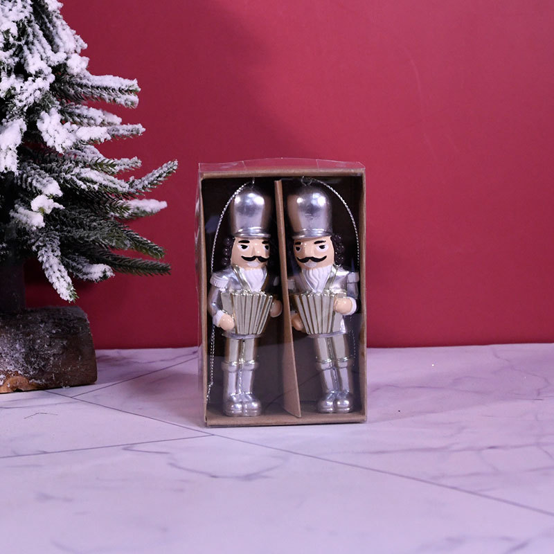 Nussknacker-Soldat, 10,5 cm, modernes Design, Kunstharz