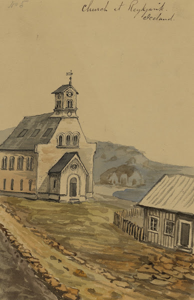Church at Rejkjavik Iceland 1862