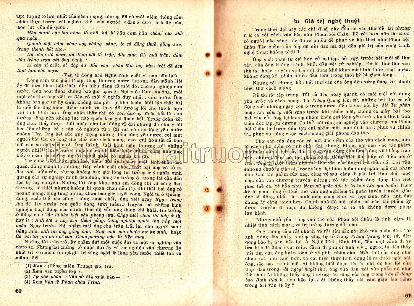Văn học trích giảng lớp 9 phổ thông (tập 2 - 1960) - Trang 37