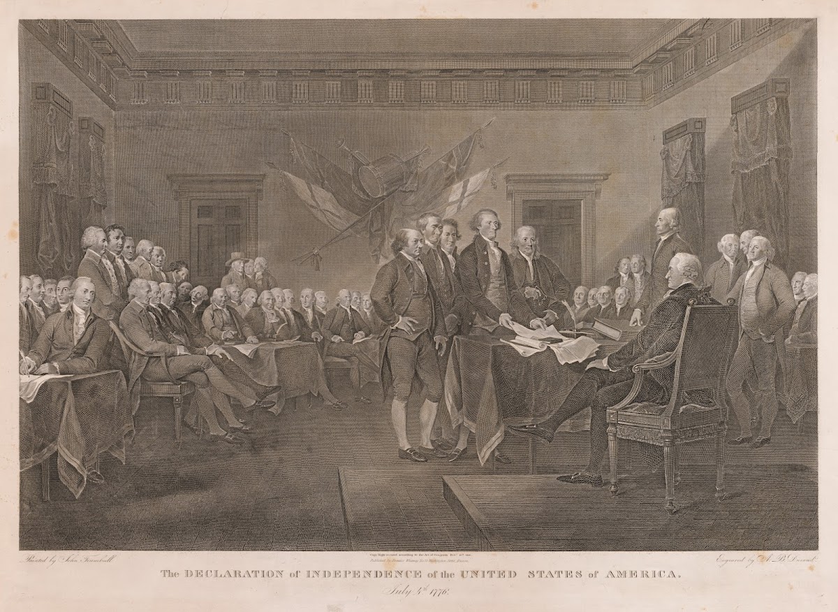 Signing the Declaration of Independence 1823
