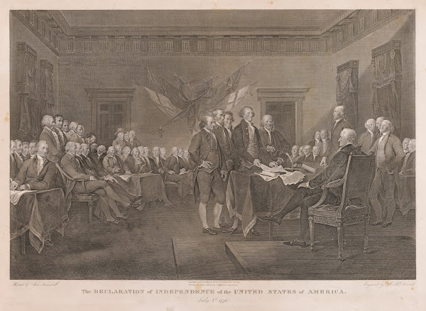 Signing the Declaration of Independence 1823