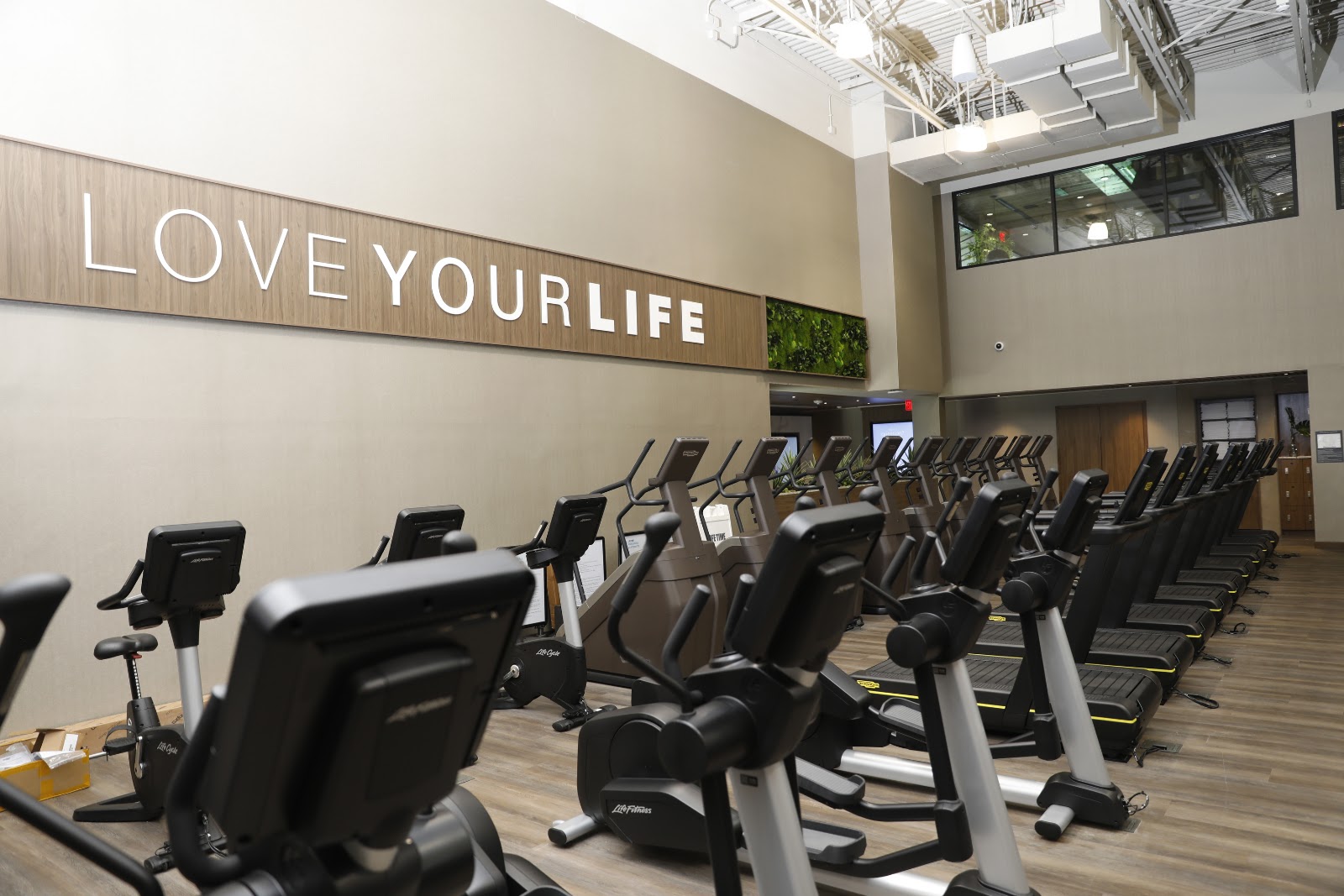 Cardio floor at Life Time Harbour Island