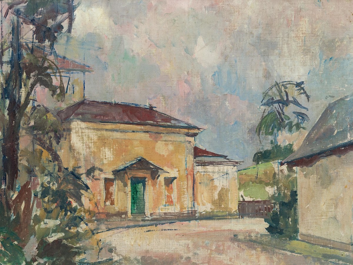 Ehemaliger Empfangshalle für kgl Hohheiten am Bahnhof Prien 1923