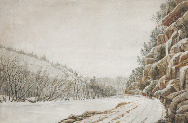 View on the New Turnpike Road on the Margin of the Juniata with a Distant View o