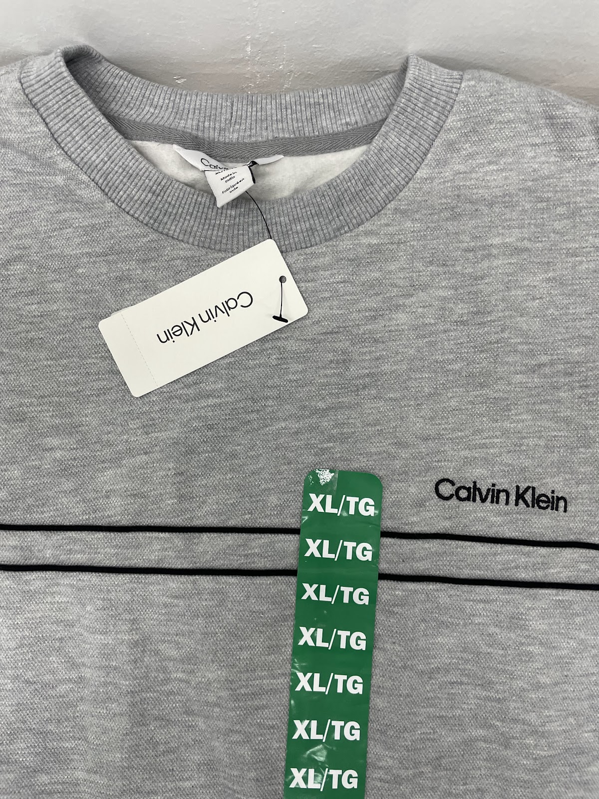 Ck Sweater Grey XL #2225