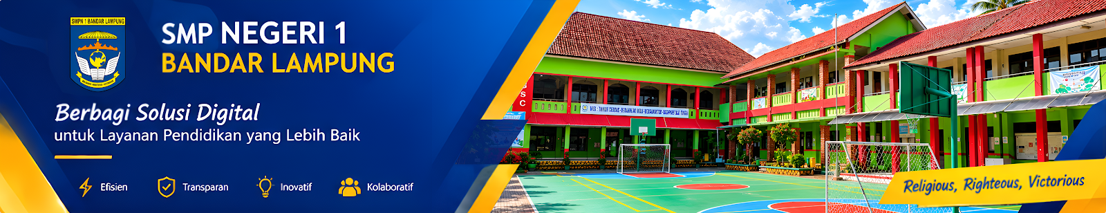 SMP Negeri 1 Bandar Lampung - Berbagi Solusi Digital untuk Layanan Pendidikan yang Lebih Baik